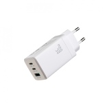 Joyroom JR-TG10 65W GaN 2x USB-C + USB-A wall charger with 100W