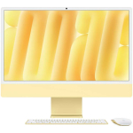 Stacionaarne Stacionaarne arvuti Apple iMac Kollane CZ1EK-00000110 - 61 cm (24'') M4 10-tuumaline CPU, 10-tuumaline GPU, 16GB RAM, 256GB SSD,