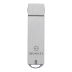Kingston Kingston Technology IronKey S1000 USB-v&auml;lkm&auml;lu 128 GB USB t&uuml;&uuml;p A 3.2 Gen 1 (3.1 Gen 1) H&otilde;be