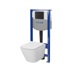 CERSANIT WC KOMPLEKT S701-777 RAAMI + MUST NUPP
