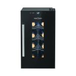 ProfiCook PC-WK 1232 Kompressoriga veinik&uuml;lmik Eraldiseisev Must 8 pudel(id)
