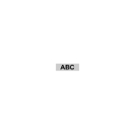 Brother Matt Laminated Labelling Tape - 36mm, Black/Silver markeerimisteip TZ