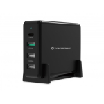 Conceptronic OZUL01B mobiilseadme laadija Universaalne Must Vahelduvvool Kiirlaadimine Hoonesisene