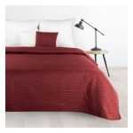Eurofirany DESIGN 91 BONI / 6 Bedspread, quilted by hot pressing with leaf pattern, 220X240 cm, color: brick Bedspread
