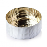 Mondex SERENITE White decorative bowl - white with gold