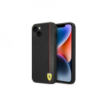 Ferrari FEHCP14MAXBK iPhone 14 Plus 6.7" Black/Black Hard Carbon Case