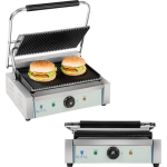 Royal Royal Catering Grilis kontaktowy double-sided ribbed PANINI