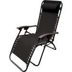 Saska Saska Garden Multifunctional folding garden bed with headrest Royokamp, black