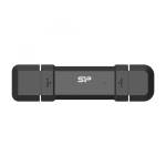 Silicon Silicon Power DS72 USB-v&auml;lkm&auml;lu 500 GB USB Type-A / USB Type-C 3.2 Gen 2 (3.1 Gen 2) Must