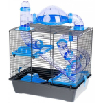 INTER-ZOO Rocky + Terrace blue - cage for a hamster