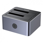 UNITEK Y-3026GY01-EU HDD/SSD dokkimisjaam USB 3.2 Gen 1 (3.1 Gen 1) Type-B Hall