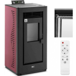 MSW Freestanding pellet stove with remote control 50-225 m3 9000 W