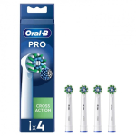 Oral-B CrossAction 4 tk Valge