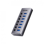 UNITEK H1314A01-EU jaotur USB t&uuml;&uuml;p-C 5000 Mbit/s Hall
