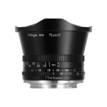 TTArtisan APS-C 7.5mm F2 Fisheye MILC (Peeglita vahetatavate objektiividega kaamera) Lai kalasilmobjektiiv Must