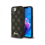 Case Case Guess Peony Script Logo MagSafe for iPhone 16e black