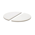TunaBone | Half moon pizza stone, 190 mm for Kamado 23
