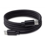 Fuj:tech magnetiline USB-C-kaabel, 1 m, must.