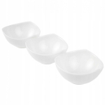 Salsa Salsa 3-osaline salatere komplekt 8,3 cm balte AMBITION