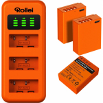 Rollei NP-W126 3-pack akude ja laadijate komplekt