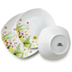 Affek Affek Design LEA GELB 18-osaline &otilde;htus&ouml;&ouml;gi serveering, kauss 500 ml, 16,5/19,5/22 cm