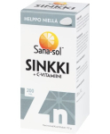 Sana-sool Sana-sool Tsink + C-vitamiin, 200 tabletti