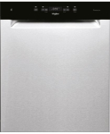 Whirlpool WUC 3C32 PX dishwasher, steel