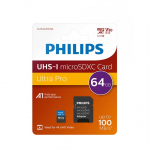 Philips FM64MP65B 64 GB MicroSDXC UHS-I Klass 10