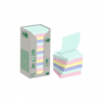 3M Post-it Nature Eco Z-notes, color assortment, 76x76mm, 6 x 100 pcs