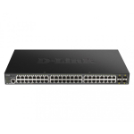 D-Link DGS-1250-52XMP Juhitav L3 Power over Ethernet tugi Must