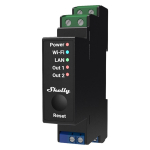 Avaleht Avaleht Shelly Relay "Pro 2PM" WLAN-i ja LAN-i l&uuml;litusajam Max. 25A BT