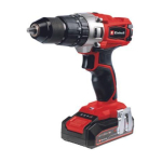 Einhell TE-CD 18/2 Li-i+22 1250 RPM 1,14 kg Must, Punane