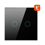 Smart Smart Light Switch WiFi Avatto TS02-EU-B2 2 way (black)