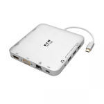 Tripp Tripp Lite U442-DOCK2-S s&uuml;learvuti dokk ja pordireplikaator Juhtmega &uuml;hendatud USB 3.2 Gen 2 (3.1 Gen 2) Type-C H&otilde;be