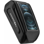 Rockbros 30120064001 Waterproof Frame Bike Bag with Phone Cover - Black