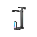 Ultradesk FLANK Holder for computer desk, RGB, black