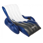 Intex Floating Recliner Lounge Must, Sinine, Valge &Uuml;hev&auml;rviline Vin&uuml;&uuml;l Ujuv lamamistool