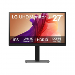 LG 27BA45U-B PC lamekuvar 68,6 cm (27") 3840 x 2160 pikslit 4K Ultra HD Must
