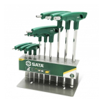 Atsuktuvite Atsuktuvite komplekt Sata ST09117 HEX 9 tk.