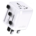 SBS TEADAPTUNI elektripistiku adapter Universaalne Valge