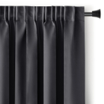 Must Must kardin konksudega AmeliaHome 200 &times; 280 cm