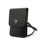 Guess Guess Torebka GUWBSATMBK Black/Black Saffiano Triangle