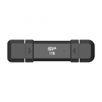 Silicon Silicon Power DS72 USB-v&auml;lkm&auml;lu 1 TB USB Type-A / USB Type-C 3.2 Gen 2 (3.1 Gen 2) Must