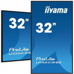 iiyama LH3241S-B2 infoekraan Kioski kujundus 80 cm (31.5") LED 350 cd/m&sup2; Full HD Must 24/7