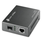 TP-Link Omada MC420L meediakonverter 10000 Mbit/s Multirežiim, &Uuml;ksikrežiim Must