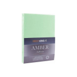 DecoKing Amber fitted sheet, mint, 120x200 cm, with elastic