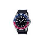 Casio MDV-107-1A3VEF kell K&auml;ekell Kvarts Sinine, Punane, Roostevaba teras Roostevaba teras
