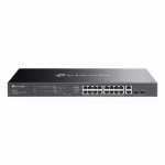 TP-Link Omada ES220GMP v&otilde;rgul&uuml;liti Juhitav L2 Gigabit Ethernet (10/100/1000) Power over Ethernet tugi Must