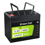 Green Green Cell LFPGC12V60AH UPS-aku Liitiumraudfosfaat (LiFePo4) 12,8 V 60 Ah