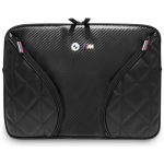 Bag Bag BMW Carbon Pockets & Metal Logo Sleeve 14" black